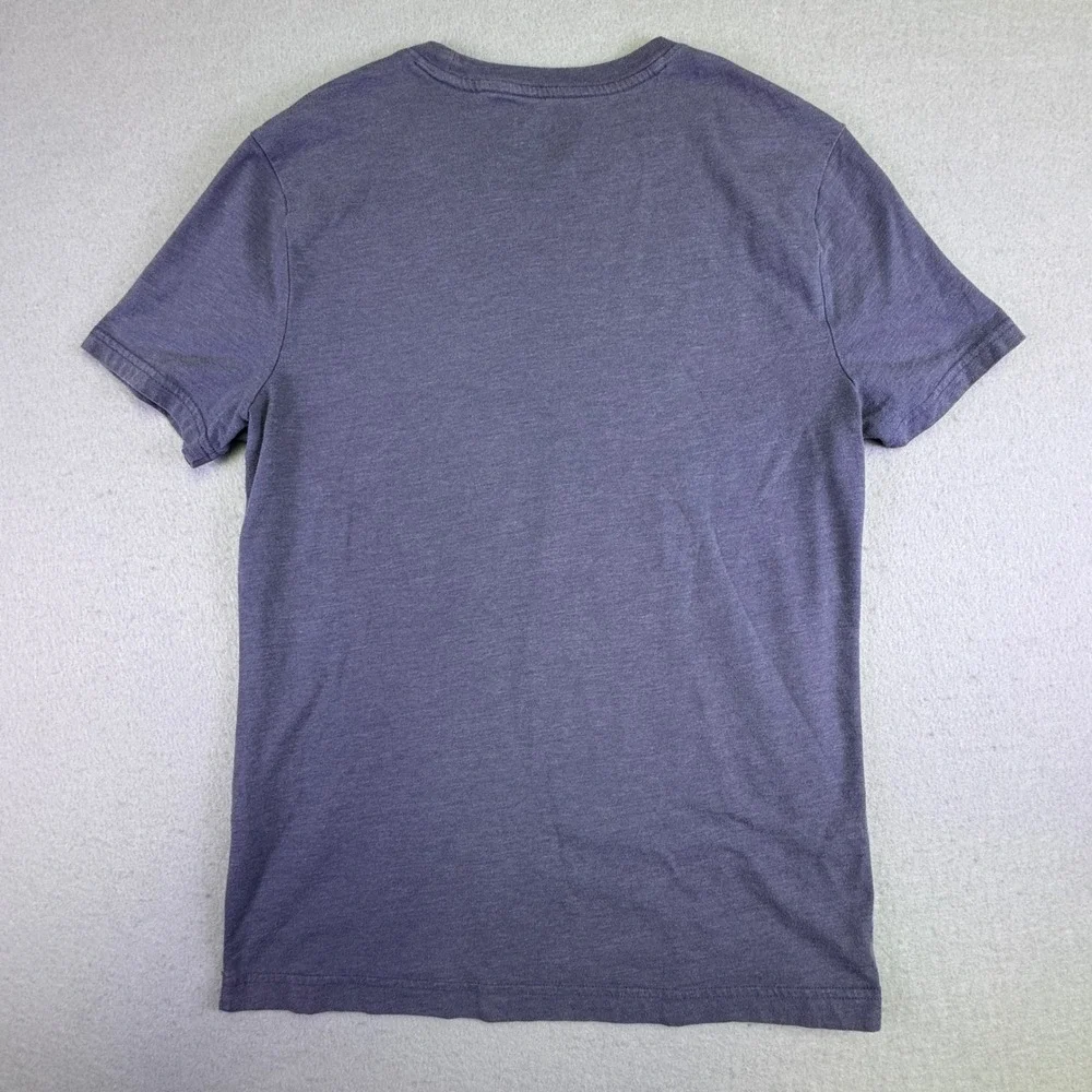 Banana Republic Shirt Men's Small Navy‎ Blue Graphic T-Shirt Spring 78 Sun Boat
